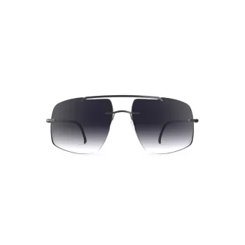 Солнцезащитные очки Bogatell без оправы 61 мм Silhouette