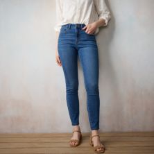 Классические джинсы скинни Petite LC Lauren Conrad с высокой посадкой LC Lauren Conrad