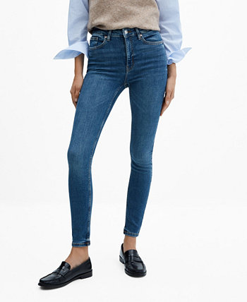 Женские джинсы скинни с высокой посадкой MANGO