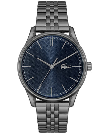 Мужские часы Vienna серого цвета с браслетом из нержавеющей стали 42 мм Lacoste