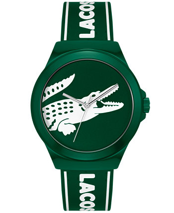 Часы унисекс Neocroc с зеленым силиконовым ремешком 42 мм Lacoste