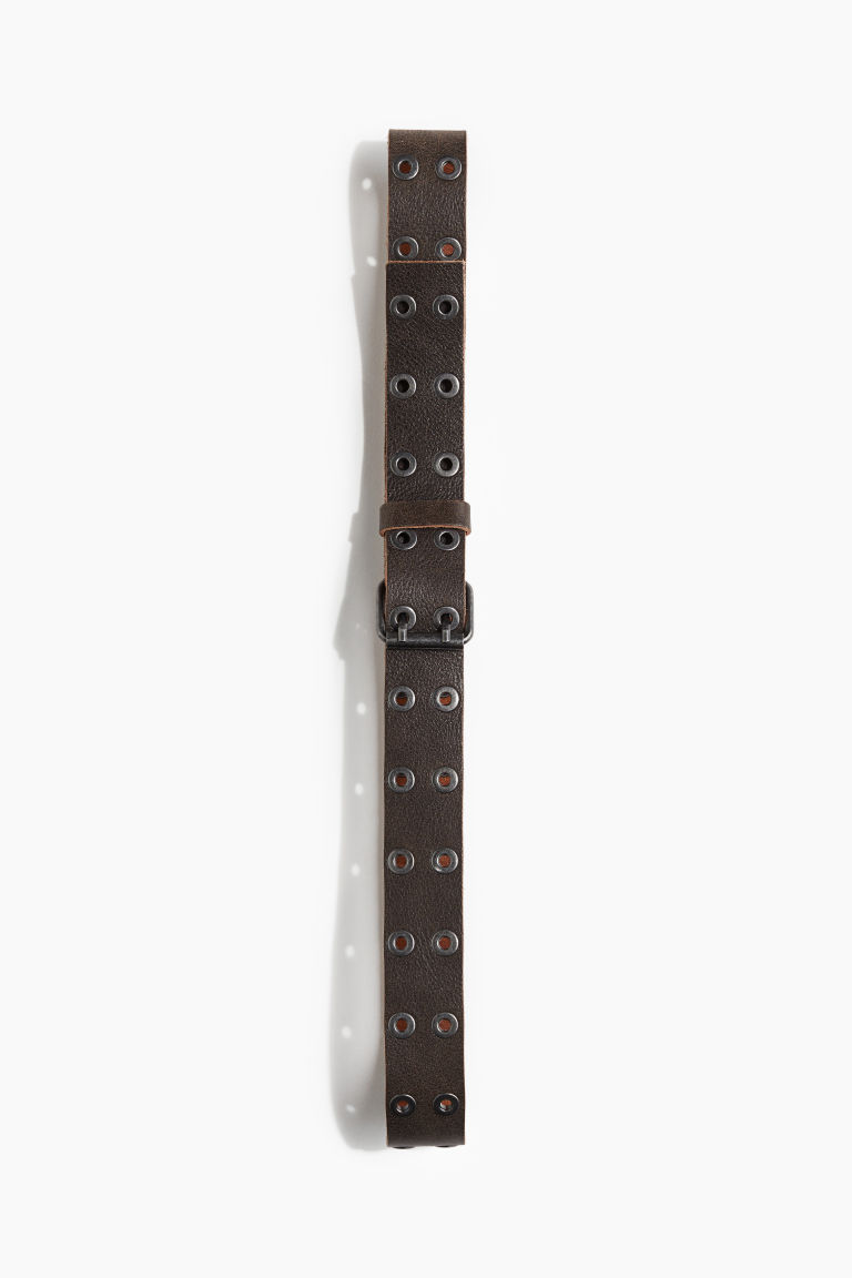 Grommet Leather Belt H&M