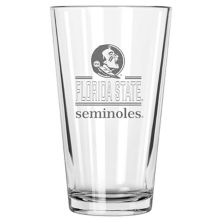 Florida State Seminoles 16oz. Etched Classic Crew Pint Glass The Memory Company