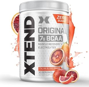 Xtend XTEND Original BCAA Powder (Порошок) Airheads Candy Flavor, 7g BCAA and 2.5g L-Glutamine, Sugar Free Post Workout Muscle Recovery Drink with Amino Acids for Men & Women, 30 Servings (Порции) Scivation