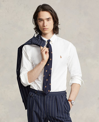 Приталенная рубашка из эластичного оксфорда Polo Ralph Lauren