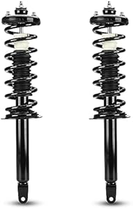 Rear Struts Shocks for Honda Accord 2008 2009 2010 2011 2012 Left & Right Shock Coil Spring Suspension Assembly Kit Replace for 172563 15180 Ilonpa