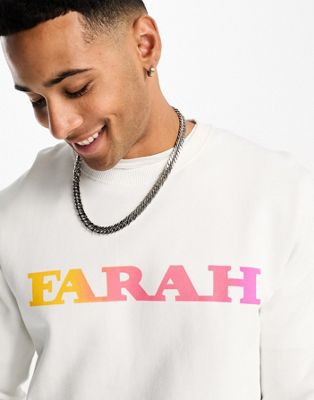 Свитшот Farah белого цвета Farah