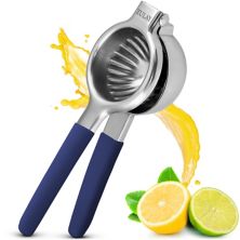 Lemon Squeezer Stainless Steel with Premium Heavy Duty Solid Metal Squeezer Bowl Zulay