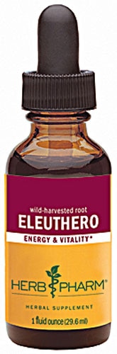 Жидкий травяной экстракт элеутерококка — 1 жидкая унция Herb Pharm