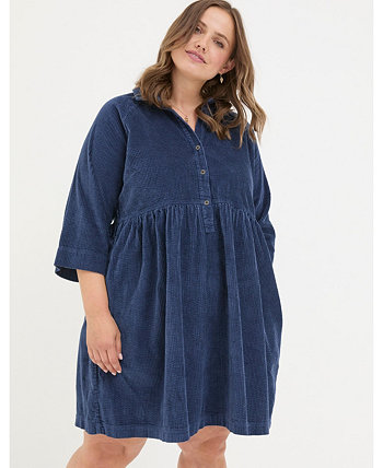 Plus Size Sara Bubble Cord Dress FatFace