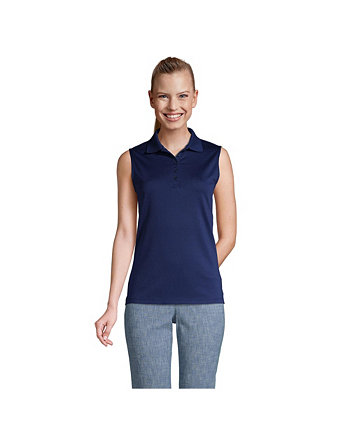 Women's Sleeveless Supima Cotton Polo Shirt Lands' End