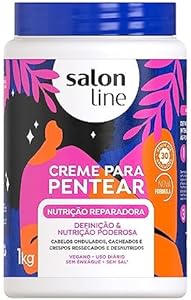 Salon Line - Linha Tratamento (Creme Para Pentear) - Nutricao Reparadora 1000 Gr - (Salon Line - Treatment (Combing Cream) Collection - Nourishing Repair Net 35.27 Oz) Salon Line