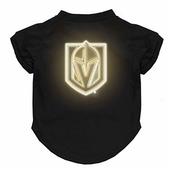 NHL Vegas Golden Knights Neon Pet Tee Shirt NHL