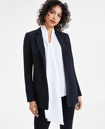 Women's Notched-Collar Open-Front Blazer, Created for Macy's Bar III