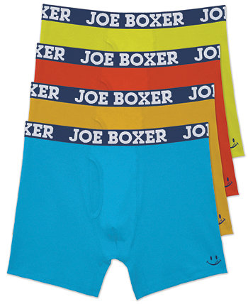 Мужские трусы-боксеры Fun Stretch, комплект из 4 предметов JOE BOXER