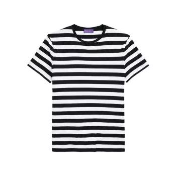 Полосатая футболка с круглым вырезом Ralph Lauren