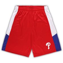 Men's Red Philadelphia Phillies Big & Tall Team Shorts Profile