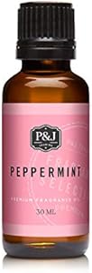 P&J Fragrance Oil | Peppermint Oil 30ml - Candle Scents for Candle Making, Freshie Scents, Soap Making Supplies, Diffuser Oil Scents P&J Trading