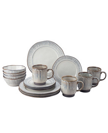 Набор столовой посуды «Колоннада», 16 предметов, сервиз на 4 персоны BIA