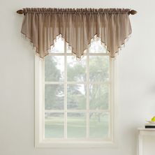 No. 918 Erica Crushed Sheer Voile Ascot Valance. No. 918