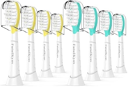 Kids Replacement Heads for Philips Sonicare: 3+ Years Old Children Soft Electric Toothbrush Compact Child Brush Head for Boys Girls, Blue 4 Pack Futulkyus