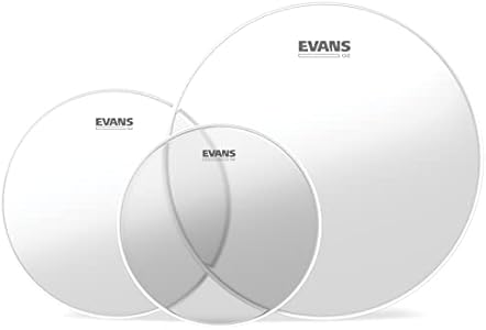 Барабанные мембраны Evans - G1 прозрачный набор Fusion Tom (25 см, 30 см, 35 см), однослойные Evans