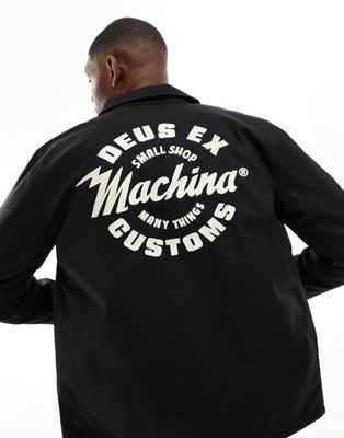 Черная спортивная куртка Deus Ex Machina Deus Ex Machina