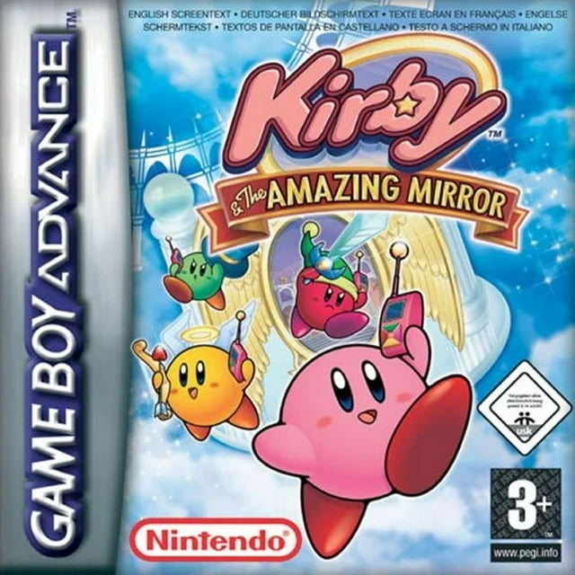 Tarjeta de Cartucho de Juegos Kirby y The Amazing Mirror para GBA/GBASP/NDS/IDS/NDSL/IDSL, Versión de EE. UU. TAQU