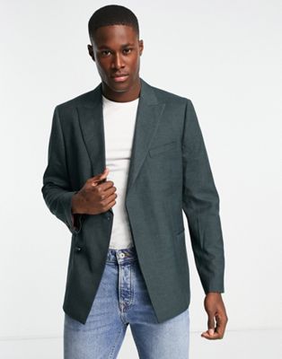 Серый пиджак узкого кроя со потайной пуговицей Harry Brown Harry Brown