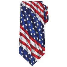 Мужской галстук с крупным развевающимся флагом на заказ Bespoke