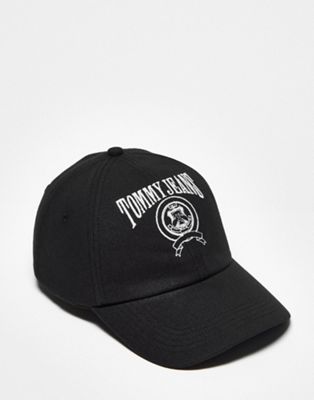 Черная холщовая кепка унисекс с логотипом Tommy Jeans Tommy Jeans