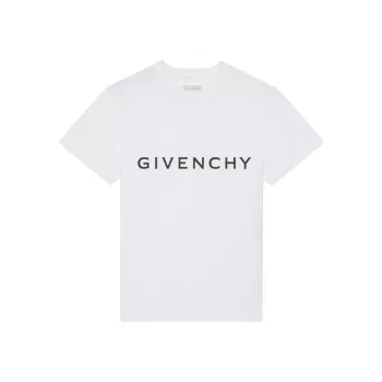 Приталенная футболка GIVENCHY Archetype из хлопка Givenchy