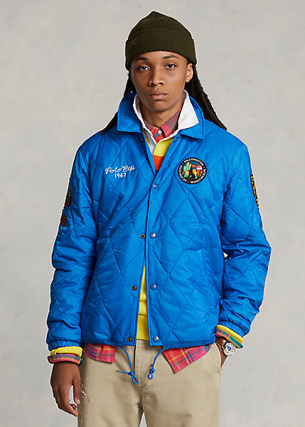 Quilted Coach Jacket Polo Ralph Lauren