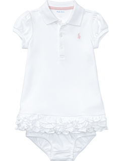 Платье-поло с оборками и шаровары (для младенцев) Ralph Lauren