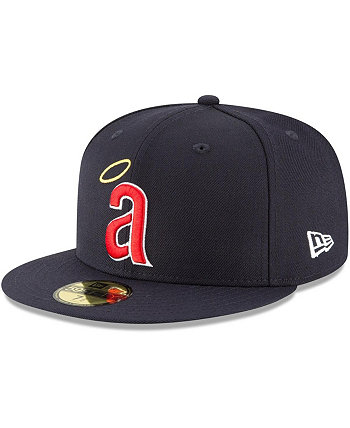 Men's Navy California Angels Cooperstown Collection Wool 59FIFTY Fitted Hat New Era