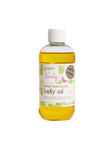 Green + Lovely Better Than Butter Belly Oil Lavender — 9 жидких унций Green + Lovely