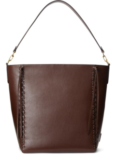 Кожаная сумка-ведро Adley среднего размера Ralph Lauren