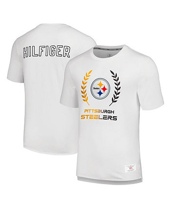 Мужская белая футболка Pittsburgh Steelers Miles Tommy Hilfiger