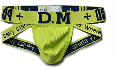 D.M Men's Underwear Jockstrap Briefs D.M