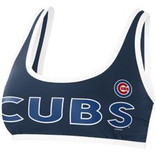 Женский бикини-топ G-III 4Her by Carl Banks темно-синего цвета Chicago Cubs Southpaw In The Style