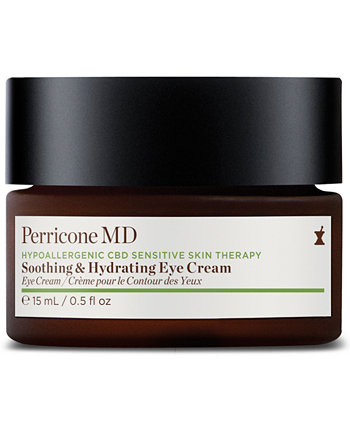 Hypoallergenic CBD Sensitive Skin Therapy Успокаивающий и увлажняющий крем для глаз, 0,5 унции. Perricone MD