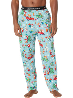 Gnome For the Holidays Jersey Pajama Pants Little Blue House by Hatley