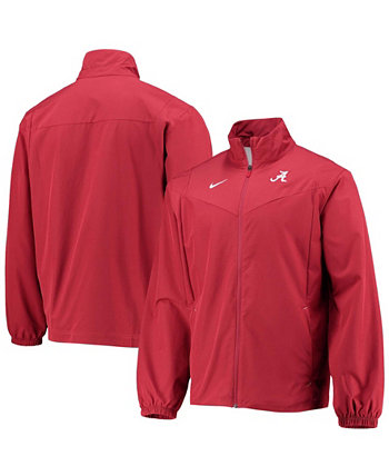 Мужская куртка Crimson Alabama Crimson Tide 2021 с молнией во всю длину сбоку Nike