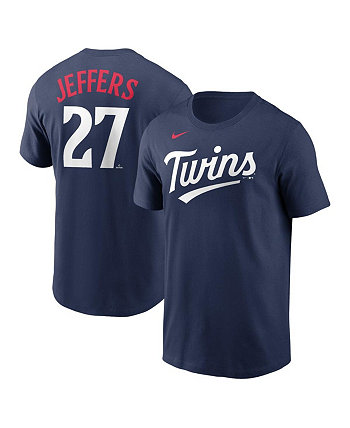 Men's Ryan Jeffers Navy Minnesota Twins Player Name and Number T-shirt Nike