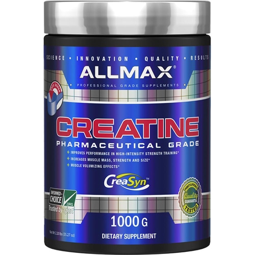 ALLMAX Nutrition Creatine Pharmaceutical Grade Пищевая добавка — 1000 г — 2,2 фунта ALLMAX