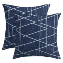 2PCS Stylish Simplicity Polyester Cushion Cover Sofa Throw Pillow Case Home PiccoCasa