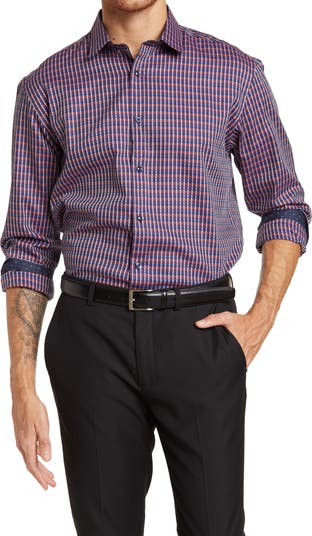 Рубашка с длинным рукавом и ткаными пуговицами спереди QUIETI APPAREL