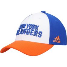 Men's adidas White New York Islanders Locker Room Adjustable Hat Adidas