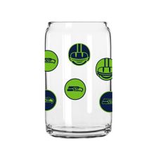 Seattle Seahawks 16oz. Smiley Can Glass Unbranded