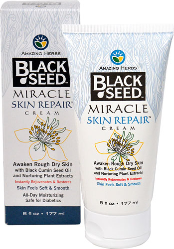 Крем Amazing Herbs Black Seed™ Miracle Skin Repair™ — 6 жидких унций Amazing Herbs